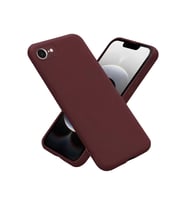 iPhone 16E Kılıf First Silikon - Bordo