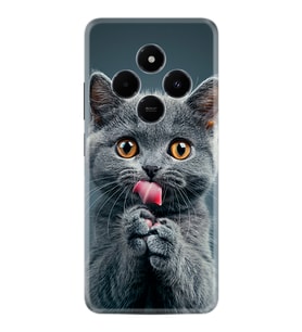 Xiaomi 14C Kılıf Boutique Baskılı Resimli Komik Kedi Pcode -008