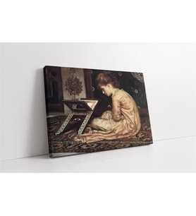 Kitap Okuyan Kız Kanvas Tablo
