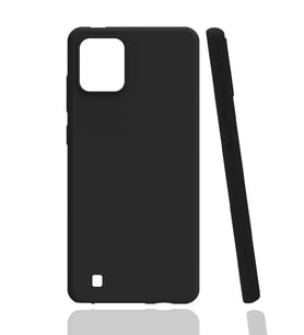 Realme C11 2021 Kılıf Zore Biye Silikon Kılıf (Siyah)