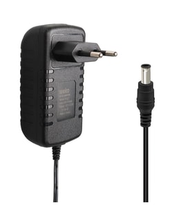 Weko WK-24327 12 Volt - 2.5 Amper 5.5*2.5 Uçlu Yerli Üretim Plastik Kasa Priz Tipi Adaptör