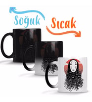 Spirited Away No Face Miyazaki Sihirli Kupa Bardak Porselen