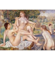 Cennet Bahçesi Sayılarla Boyama Seti 40x50 cm (Tuvale Gerili)