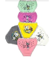 TUTKU 0833 KIZ ÇOCUK DESENLİ KÜLOT 6 ADET