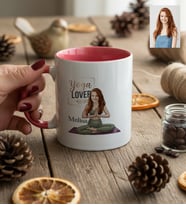 Kişiye Özel Karikatürlü Yoga Lover Motivasyon Kupa Bardak Doğum Günü Hediyesi