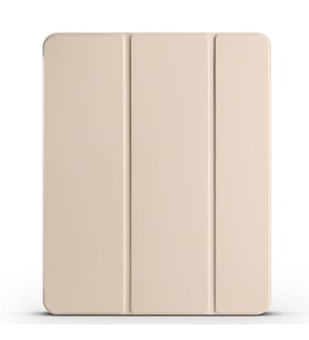Apple iPad Air 13 2025 M3 Uyumlu Zore Smart Cover Kalem Bölmeli Standlı 1-1 Kılıf (Gold)