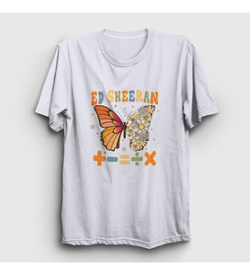 Presmono Unisex Beyaz Mathematics Müzik Ed Sheeran T-Shirt 486170tt
