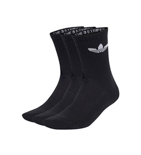 Adidas Tr Crew S 3P Çorap (3 Çift) IJ5613 Siyah