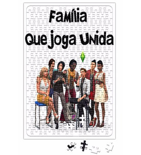 Familia Que Joga Unida Puzzle 240 Parça Yapboz