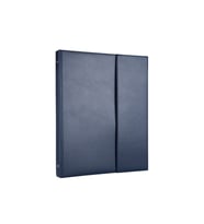 Evrak Sunum Tanıtım Firma Klasörü Sekreterlik A4 4 Halkalı Ring Binder File 250 Yaprak Kapasiteli 27x33 cm (Lacivert)