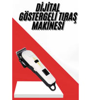 Profesyonel Şarjlı Tıraş Makinesi Turbo Kablosuz Saç Kesme Makinesi