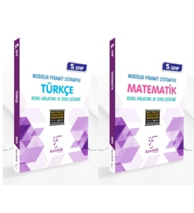 KAREKÖK YAYINLARI 5.SINIF TÜRKÇE + MATEMATİK MPS KONU ANLATIM SORU ÇÖZÜMLERİ SETİ