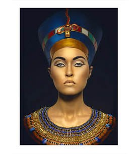 Nefertiti Modern Ahşap Tablo