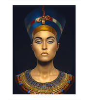 Nefertiti Modern Ahşap Tablo