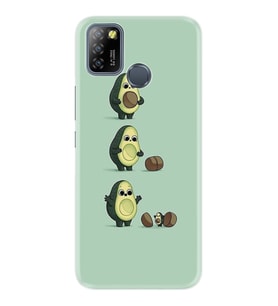 INFINIX Smart 4 5 6 Zero 8 S5 Pro Kılıf Desemli Silikon Avokadolar1352