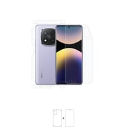 Redmi Note 14 Pro Plus 5G Ekran, Arka ve Yan Koruyucu Fullbody Kaplama Koruyucu Poliüretan Film