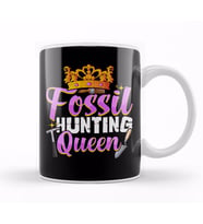 Cute Fossil Hunting Queen Girl's Paleontology Kupa Bardak Porselen