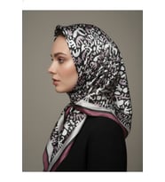 Trend Dijital Baskı Batik Desenli Royan Eşarp Desen 3 Renk 1