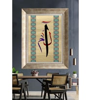 GÜMÜŞ ÇERÇEVELİ PASPARTULU TABLO C683