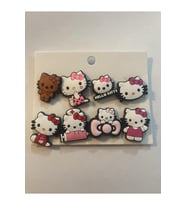 Jibbitz Terlik Süsü Hello Kitty 8 Adet (Çok Renkli)