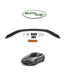 EUROCAP Honda Civic 10 Ön Kaput Koruma Rüzgarlık 3mm (ABS) 2016-›