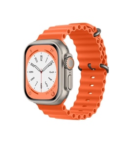 ScHitec Watch HK9 Ultra 2 Amoled Ekran Android İos HarmonyOs Uyumlu Akıllı Saat Turuncu