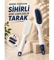 KENDİNİ TEMİZLEYEN SİHİRLİ GERİ ÇEKİLEBİLİR TARAK