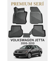 Volkswagen Jetta 2005-2010 Uyumlu 3D Oto Paspas Premium