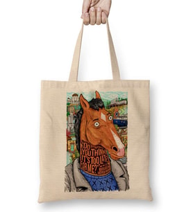 Bojack Horseman Bez Çanta Uzun Saplı