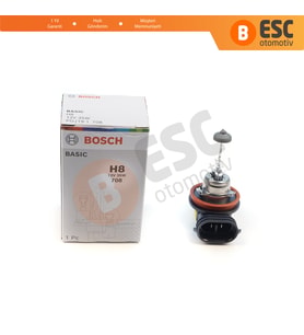 Kısa Uzun Far Sis Lambası için BOSCH BASIC 1 987 302 805 H8 12V 35W PGJ19-1 Soketli H8 Halojen Ampul