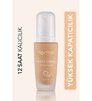 Flormar Su Bazlı Fondöten (SICAK ALT TON) - Perfect Coverage Foundation - 103 Creamy Beige - 8690604085910 (Bej)