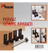 Pervaz Gönye Aparatı 4'lü ve Duvar Çizim Kalemi