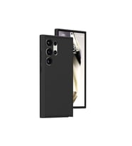 Samsung Galaxy S24 Ultra Uyumlu Kılıf M-safe Şarj Özellikli Karbon Fiber Görünümlü Zore T-Karbon Kapak (Siyah)
