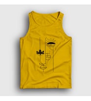 Presmono Unisex Sarı Lovers Valentine's Day Sevgililer Günü Atlet 284499tt (Sarı)