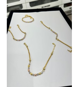 925 ayar papatya silver gümüş .Üç renk kalze bileklik.kayze bileklik.dorika zincir bileklik.rose,gold,rodaj
