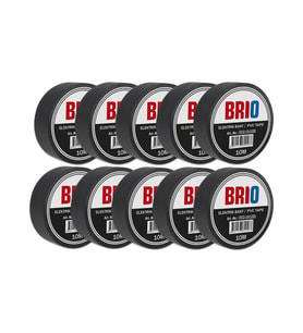 Brio Elektrik Bantı 19Mmx10M 10 Lu