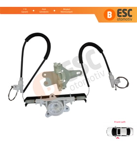 Nissan Terrano MK2 R20 Mercedes Vito W638 807010F015 İçin Elektrikli Ön Sol Cam Kriko Tamir Seti