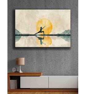 Koç stüdyo Modern tasarım kanvas tablo 50x70 (Çok Renkli)
