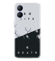 Vivo Y17S Kılıf Resimli Desenli Baskılı Silikon Life and Death 1339