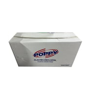 Poppy Plastik Lüks Şeffaf Tek Kullanımlık Çatal / 3000 Adet-Koli / 18 Cm.