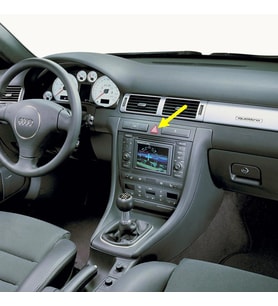 Audi A6 2002-2005 Kırmızı Üçgen Dörtlü Flaşör Düğmesi 4B0941509K