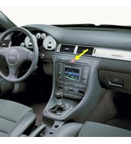 Audi A6 2002-2005 Kırmızı Üçgen Dörtlü Flaşör Düğmesi 4B0941509K
