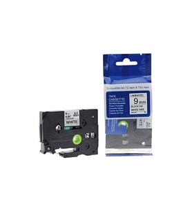 Brother P-Touch Muadili Beyaz Etiket 9 Mm Tze-Tape Aze221