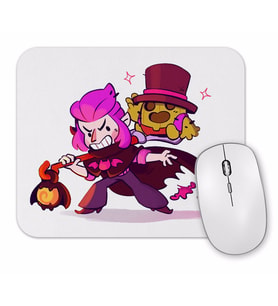 Mortis and Spike Brawl Stars Mouse Pad