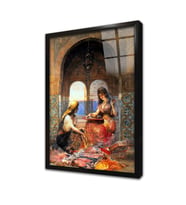 Osmanlı Harem Çerçeveli Cam Tablo