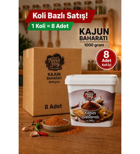 Kajun Baharatı 1000 G x 8 Adet - 1 Koli (Koli Bazlı Avantaj Paketi)
