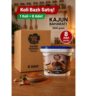 Kajun Baharatı 1000 G x 8 Adet - 1 Koli (Koli Bazlı Avantaj Paketi)