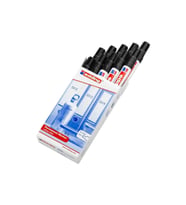 Edding Markör Permanent Yuvarlak Uçlu 1.5-3 MM Siyah (10 Lu Paket)
