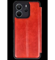 Pilelistore   Xiaomi Redmi Note 14 4G Kılıf Flip Cover - Kırmızı