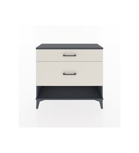 Arges Şifonyer 2 Çekmeceli 88x30x80 Antrasit-Aytaşı